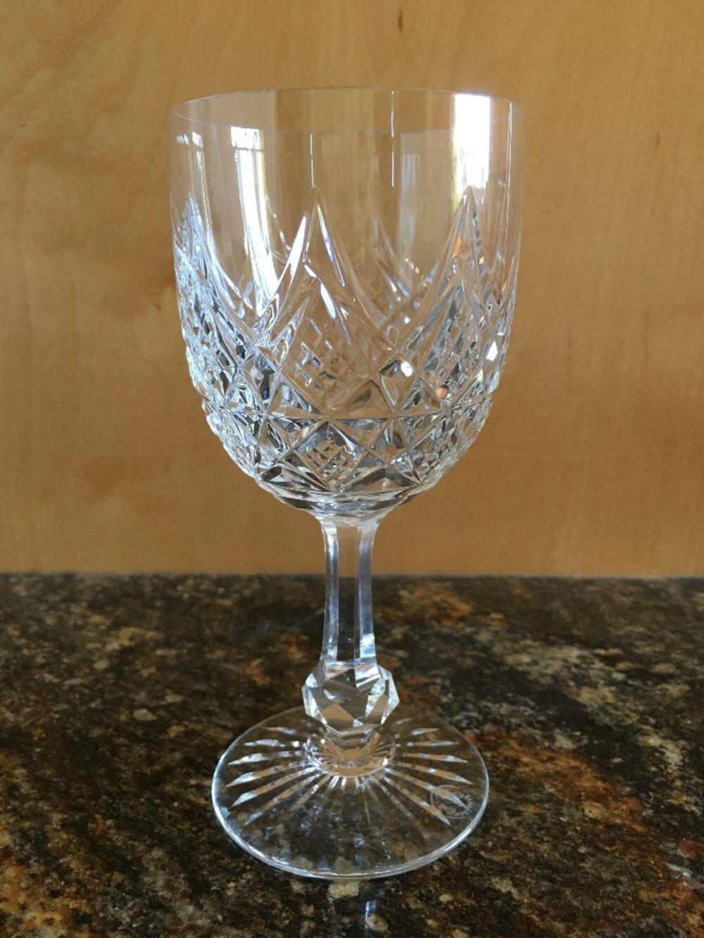 Vintage Baccarat France Cut Crystal 'Colbert' Wine Claret - Claret #1